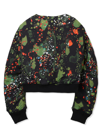紙感針織拉鍊外套  Paper Jersey Zip Up Jacket