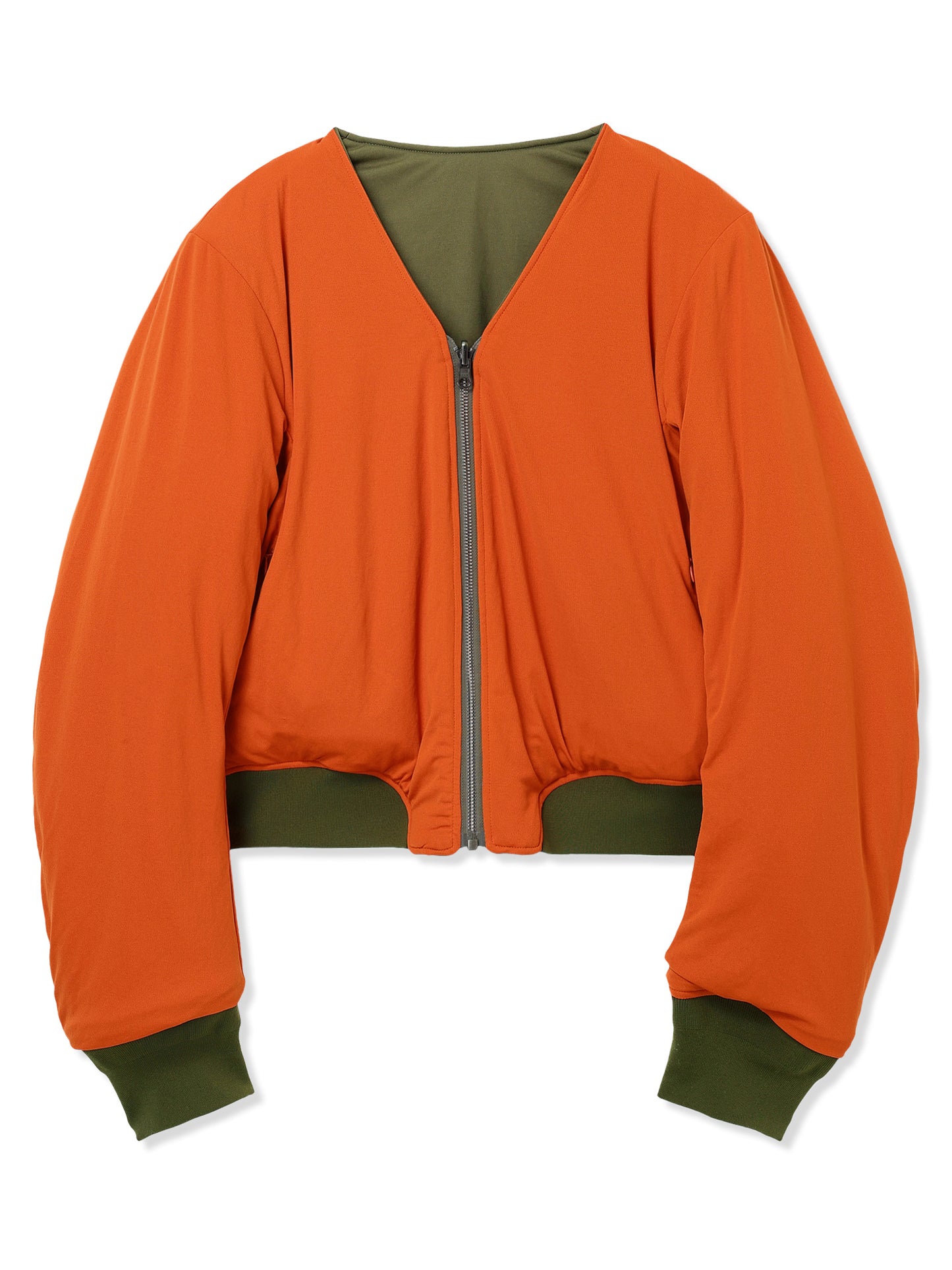 紙感針織拉鍊外套  Paper Jersey Zip Up Jacket